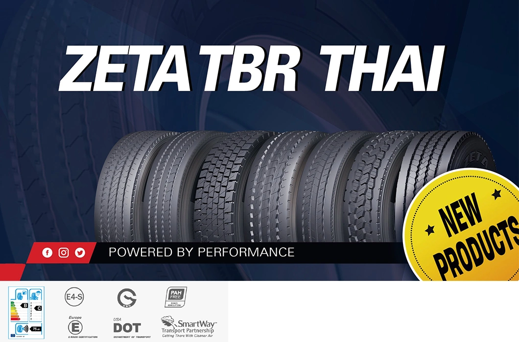 7 Years Warranty Thailand Factory Wholesale TBR Truck Bus Tyre All Semi Steel Radial Light Heavy Truck Tire11r22.5 11r24.5 295/75r22.5 with ECE Smartway DOT